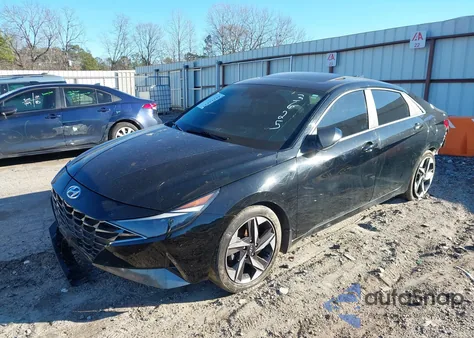 2022 Hyundai Elantra Limited из США, поврежденный, VIN 5NPLP4AG9NH053625